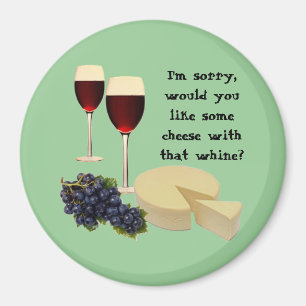 Wine and Cheese Series Magnet