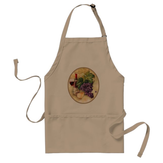 Wine and Cheese Standard Apron (Front)
