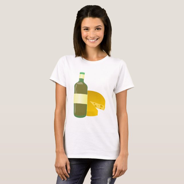 Wine and Cheese T-Shirt (Front Full)