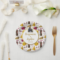 Wine and Cheese Tasting Party, Custom Photo Text
