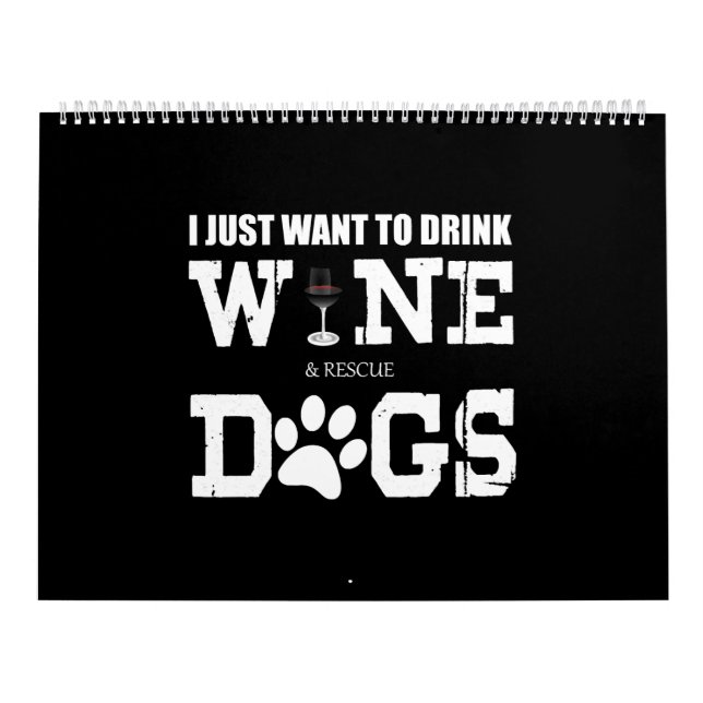 Wine and dogs calendar (Cover)