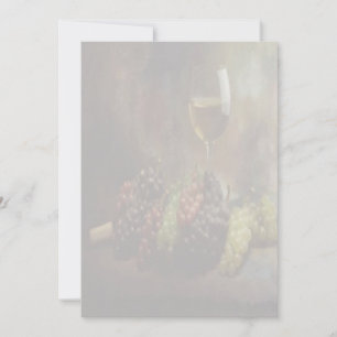 Wine And Grapes Invitation