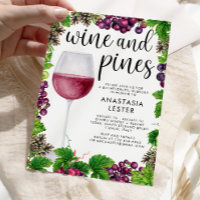 Wine and Pines Bachelorette Party