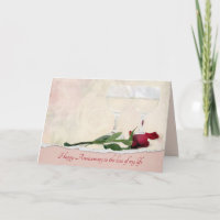 Wine and Red Rose Anniversary