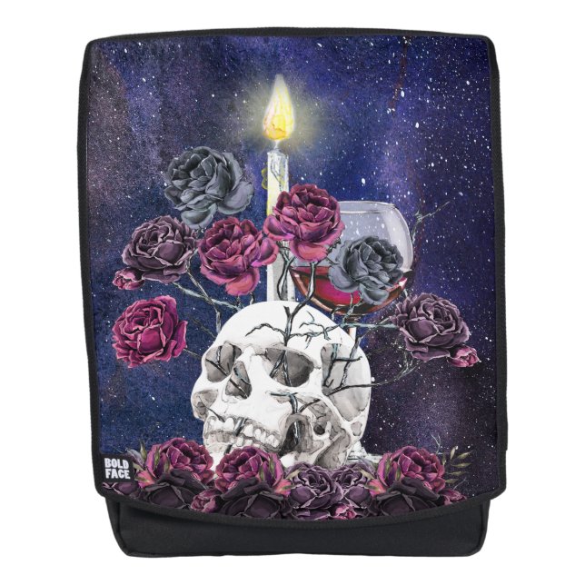 Wine and Roses Backpack (Front)