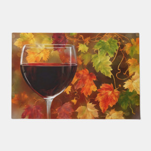 Wine and Vineyard Autumn Colours Doormat