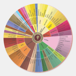Wine Aroma Chart Stickers