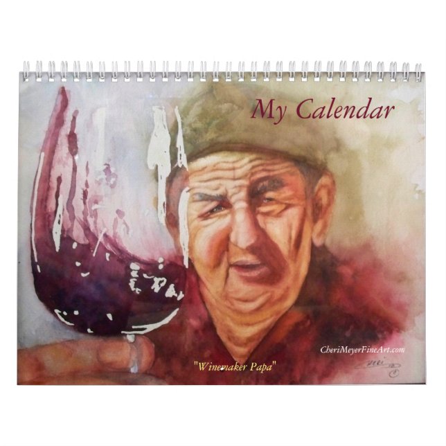 Wine Art Calendar (Cover)