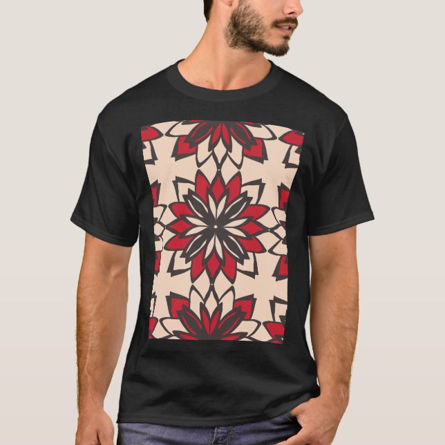Wine Asters T-Shirt (Front)