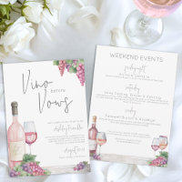 Wine Bachelorette Vino Vows Girls Weekend