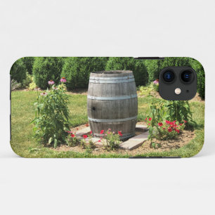 Wine Barrel Garden Decor, Chateau Morrisette, VA Case-Mate iPhone Case