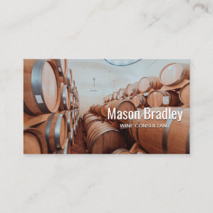 Wine Barrel Tastings Vineyard Estate Business Card