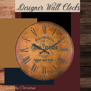 Wine Barrel Wall Clock