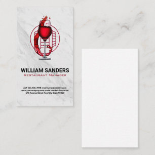 Wine Barrel   Wine Splash Logo Business Card