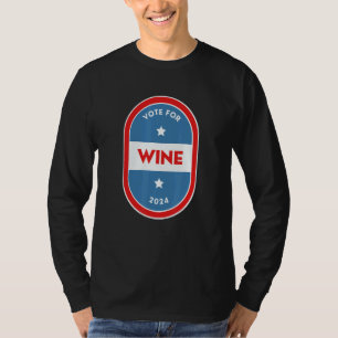 Wine  Bartender Political Election Parody 2024 T-Shirt