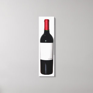 Wine Bottle (Blank Label) Wrapped Canvas