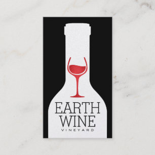 Wine Bottle Business Card