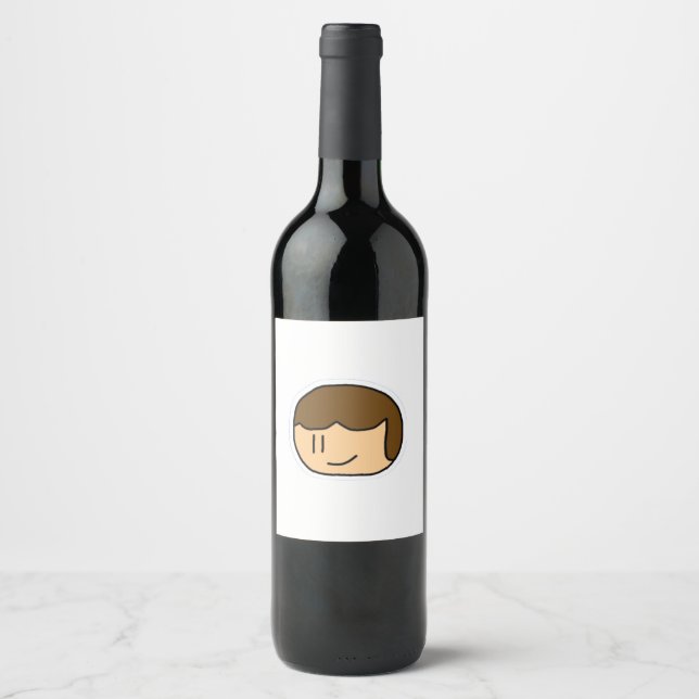 wine bottle for losers wine label (Front)