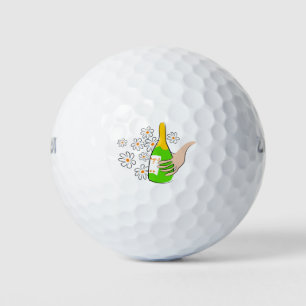 wine bottle golf balls