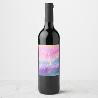 Wine Bottle Label 