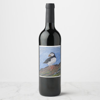 wine bottle label of NL Puffin