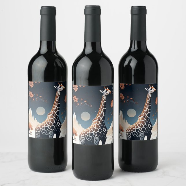 Wine Bottle Label The Giraffe (Bottles)