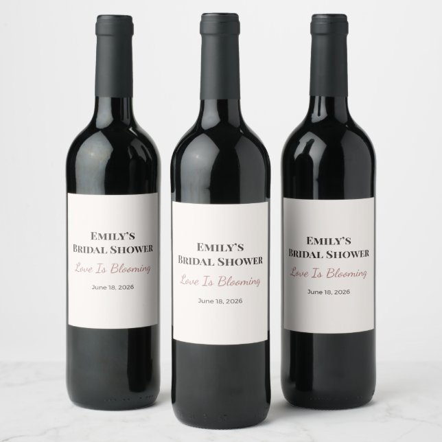 Wine Bottle Labels (Bottles)