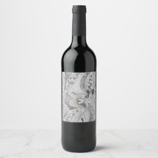 Wine bottle labels, Monkey in a tree, Beer, Cigar Label