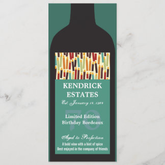 Wine Bottle Party Invitation