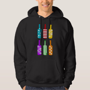 Wine Bottle Vector Hoodie