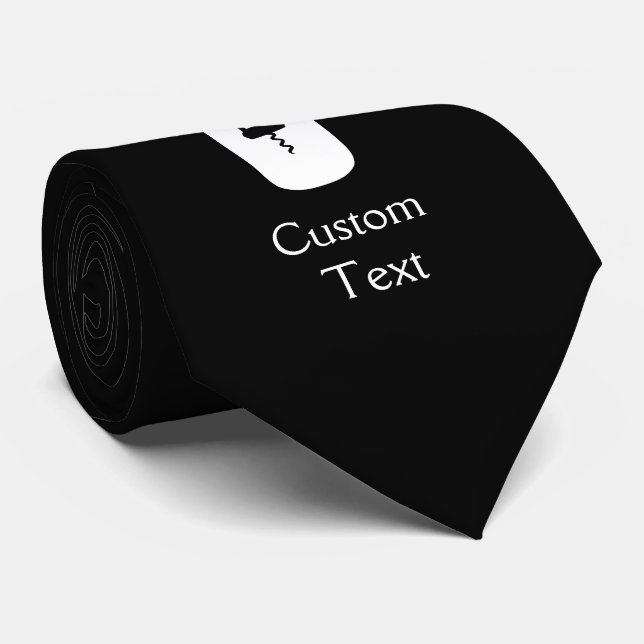 Wine Bottle with Wings and Corkscrew Tie (Rolled)