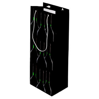 Wine Bottles Black Wine Gift Bag