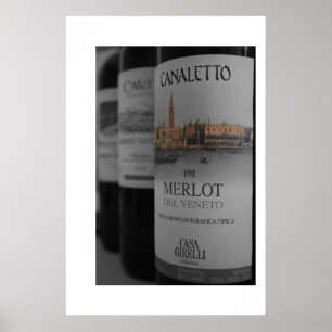 Wine Bottles (canvas) Poster