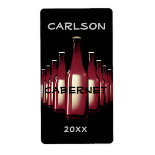 Wine Bottles Label