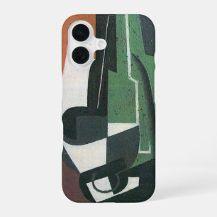 Wine Carafe Bottle by Juan Gris, Vintage Cubism iPhone 16 Case