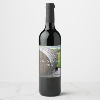 Wine Cask Design Wine Label
