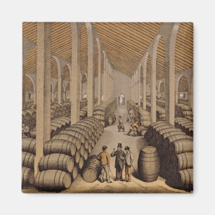 Wine Cellar at Jerez de la Frontera Magnet