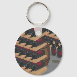 Wine Cellar Key Ring