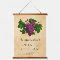Wine Cellar Vintage Grapes Vineyard | Personalised