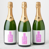 Wine & Champagne Labels - Word Cloud