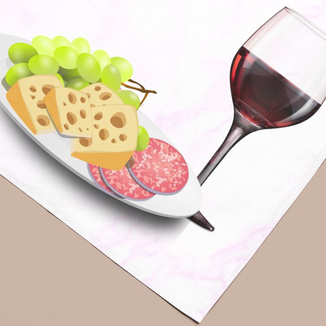 Wine & Charcuterie Tea Towel (Creator Uploaded)