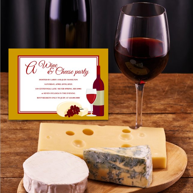 Wine & Cheese Party Invitations (Creator Uploaded)