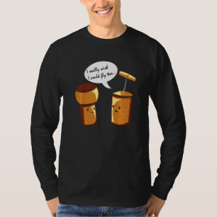 Wine Cork Alcoholic Liquor Vine Fermented Grapes B T-Shirt
