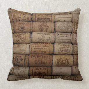Wine Cork Collection Cushion