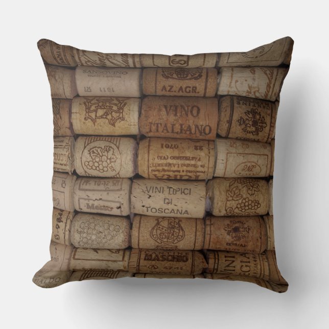Wine Cork Collection Cushion (Front)