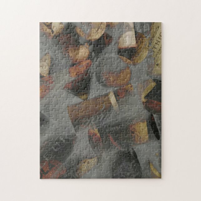 Wine Cork Deluxe Jigsaw Puzzle (Vertical)