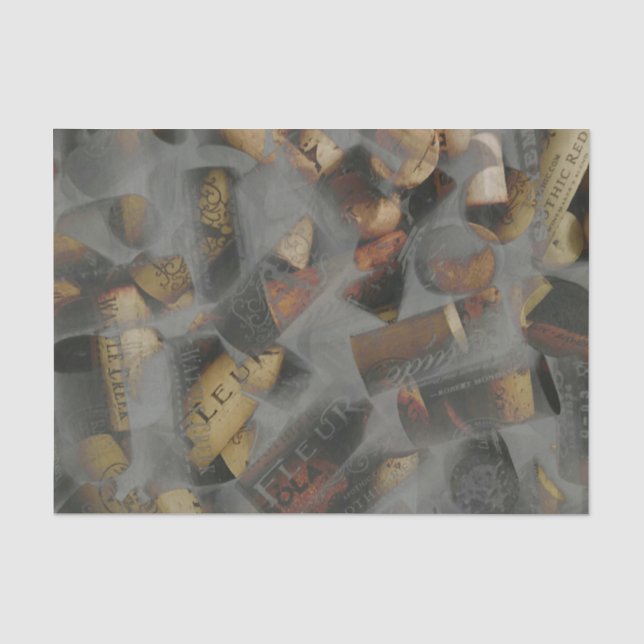Wine Cork Deluxe Tissue Paper (Front)