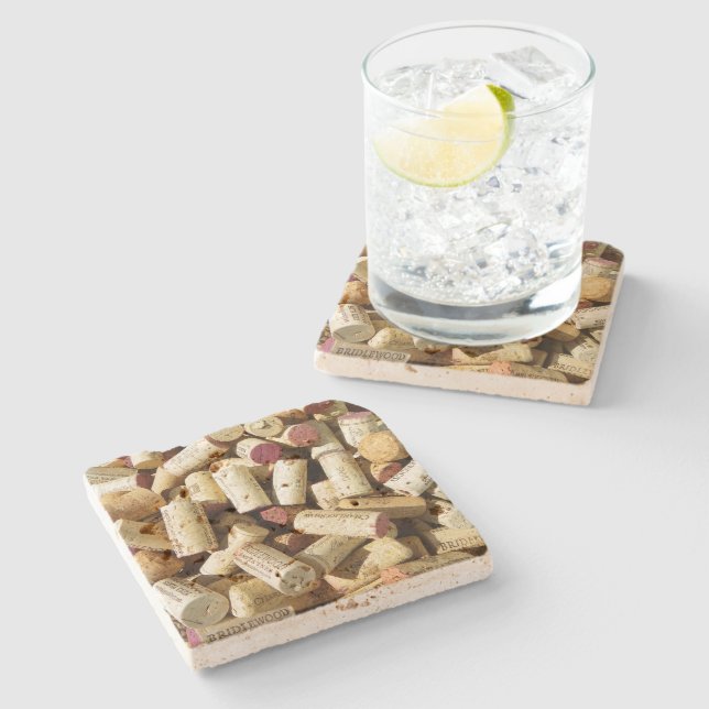 Wine Cork Stone Coaster! Stone Coaster (Side)