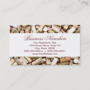 Wine Corks Business Cards