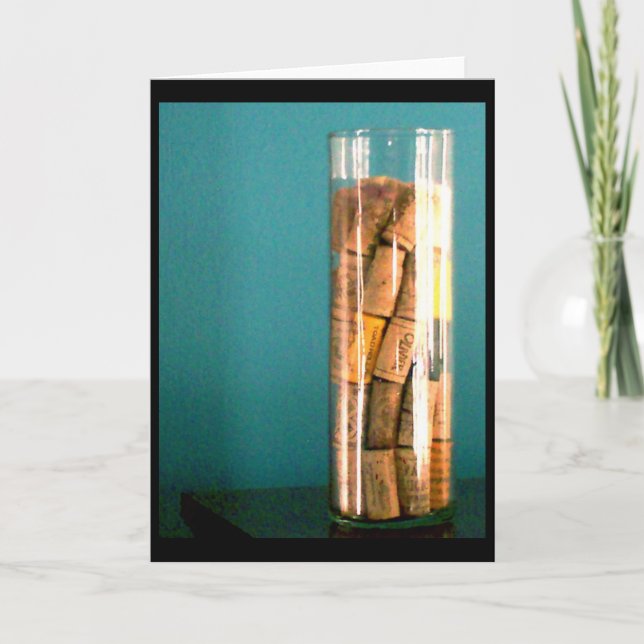 wine corks card (Front)